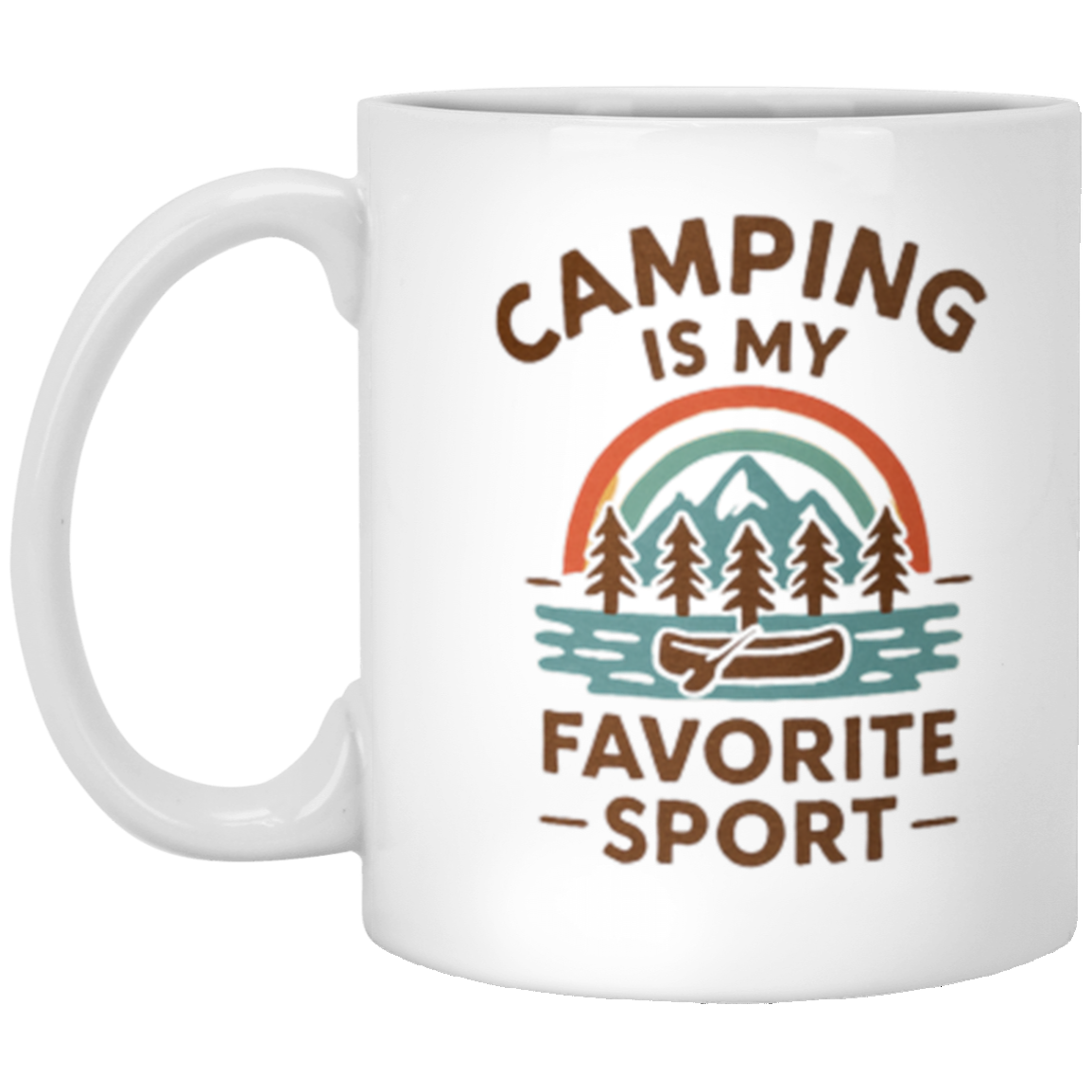 Image Adventure Begins with Coffee-Premium 11oz White Gloss Ceramic Mug