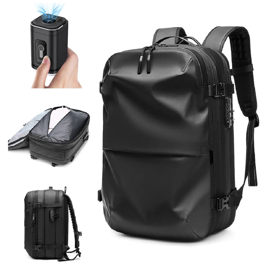 Men & Woman Multi-Functorial Travel Vacuum Compression Backpack๐๐๐๐