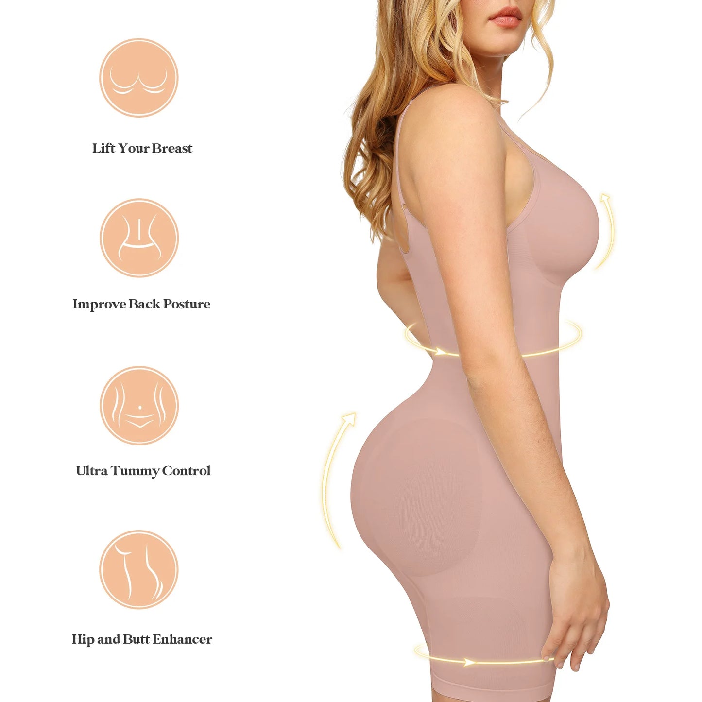 Colombians Seamless Women Sculpting Bodysuit Push Up Butt Lifter Thigh Slimmer Slimming Underwear Body Shaper Shapewear💕👍👍