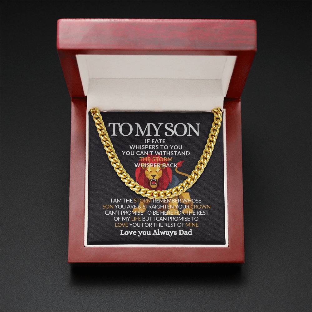 To My Son-Meaningful Jewelry Chain for Him