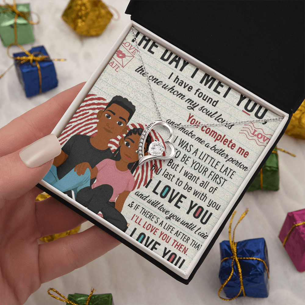 To My Soulmate-THE DAY I MET YOU-Forever Necklace