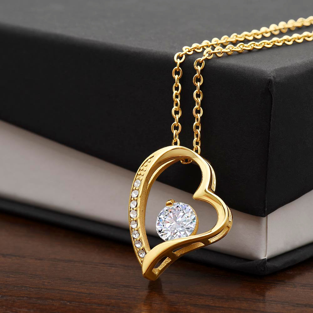 To My Soulmate - " Never Forget That" - Forever Love Necklace