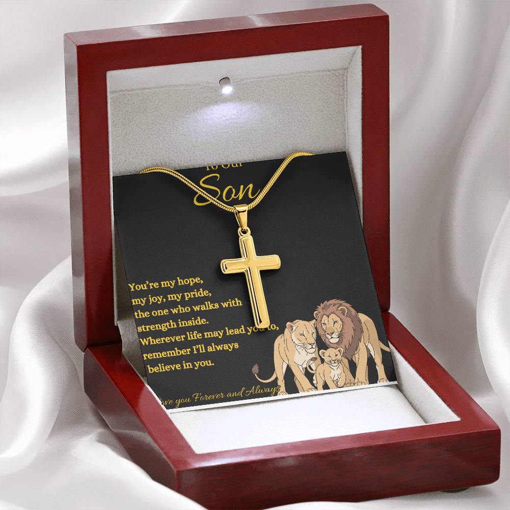 To Our Son- "You're My Hope" - Cross Necklace