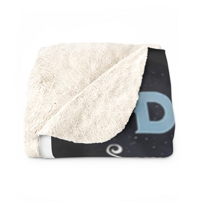 To My Daughter-Lion Dad Love Message-Sherpa Blanket