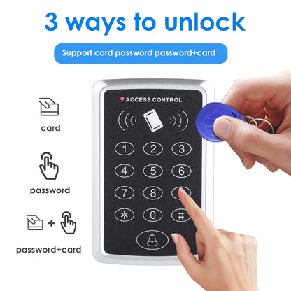 125KHz RFID Access Control Keypad Card Reader Door Access Control System