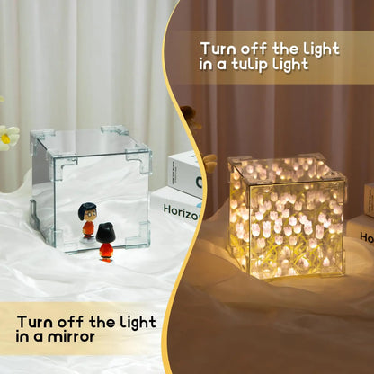 DIY Tulip Night Light Led Decorative Night Lamp