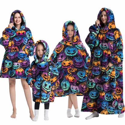 Family Matching Hoodies Blanket Oversize Plush Wearable Fleece Sherpa 💕⭐⭐⭐⭐⭐