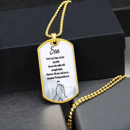 To My Son foggy woods