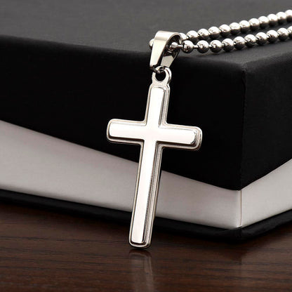 Dear God- "Enlighten Me- Cross Necklace
