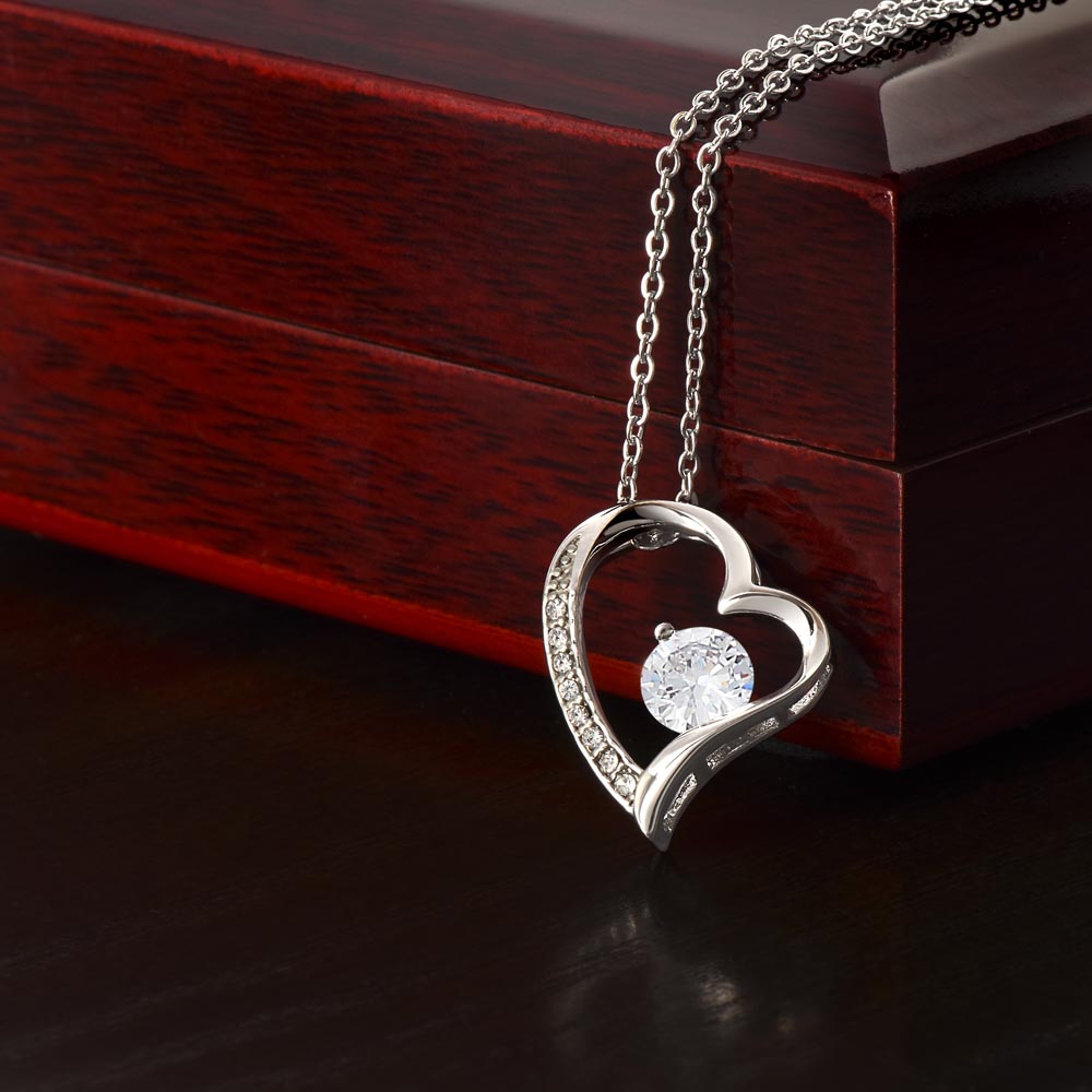 To My Wife- "May Your Heart Stay Warm" - Forever Love Necklace