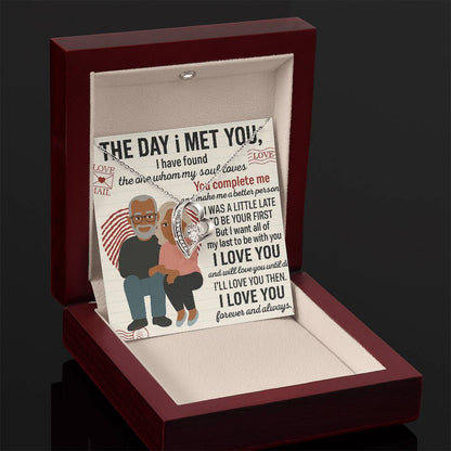 To My Soulmate-To My First -Forever Love Necklace