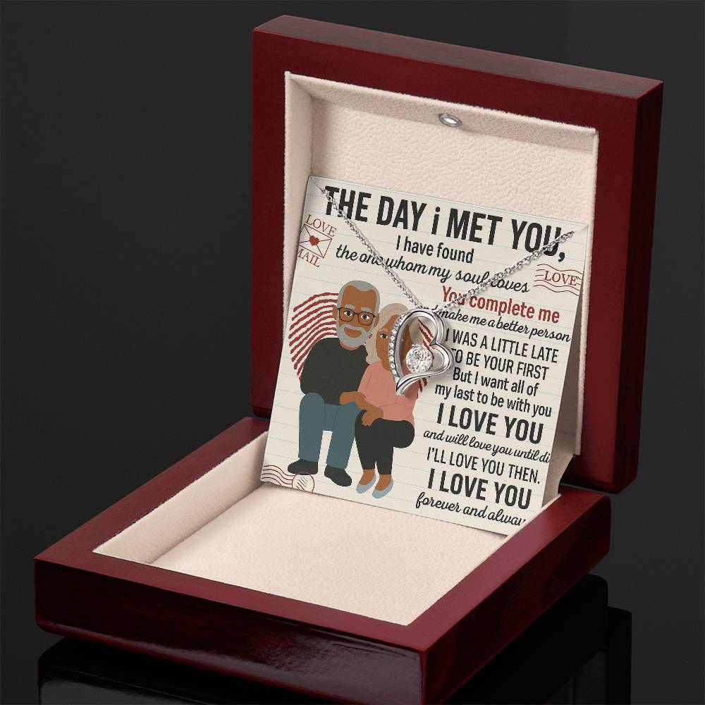 To My Soulmate-To My First -Forever Love Necklace