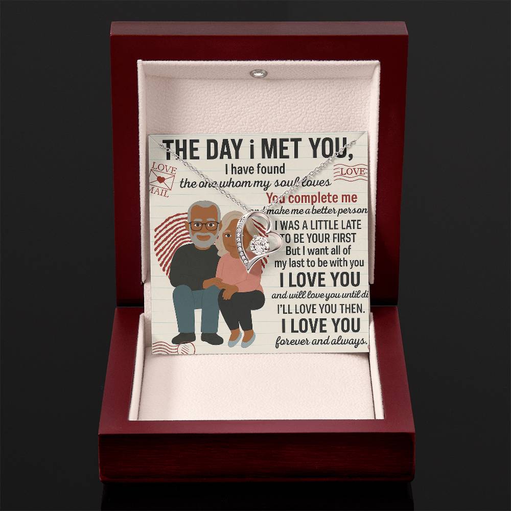 To My Soulmate-To My First -Forever Love Necklace