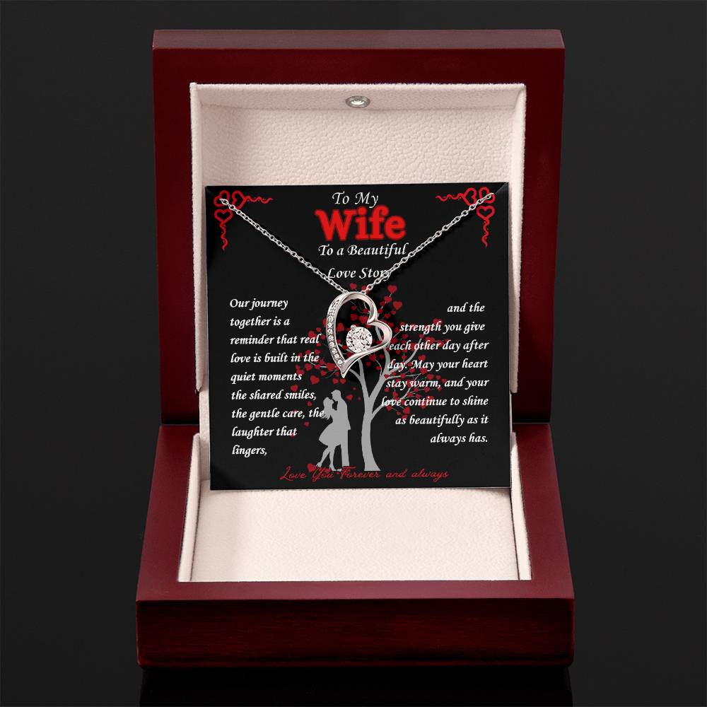 To My Wife- " Our Journey" - Forever Love Necklace
