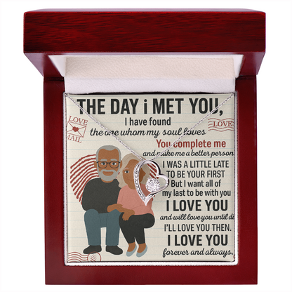 To My Soulmate-To My First -Forever Love Necklace