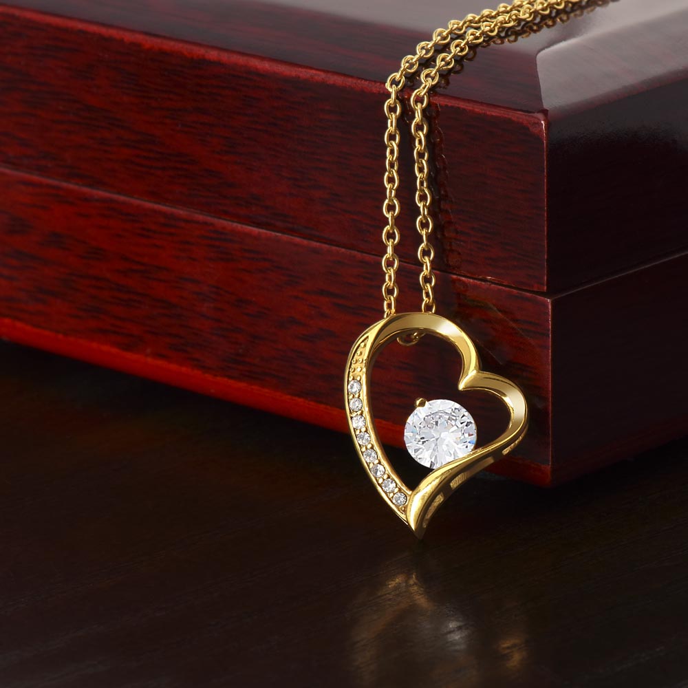 To My Soulmate - " Never Forget That"  - Forever Love Necklace