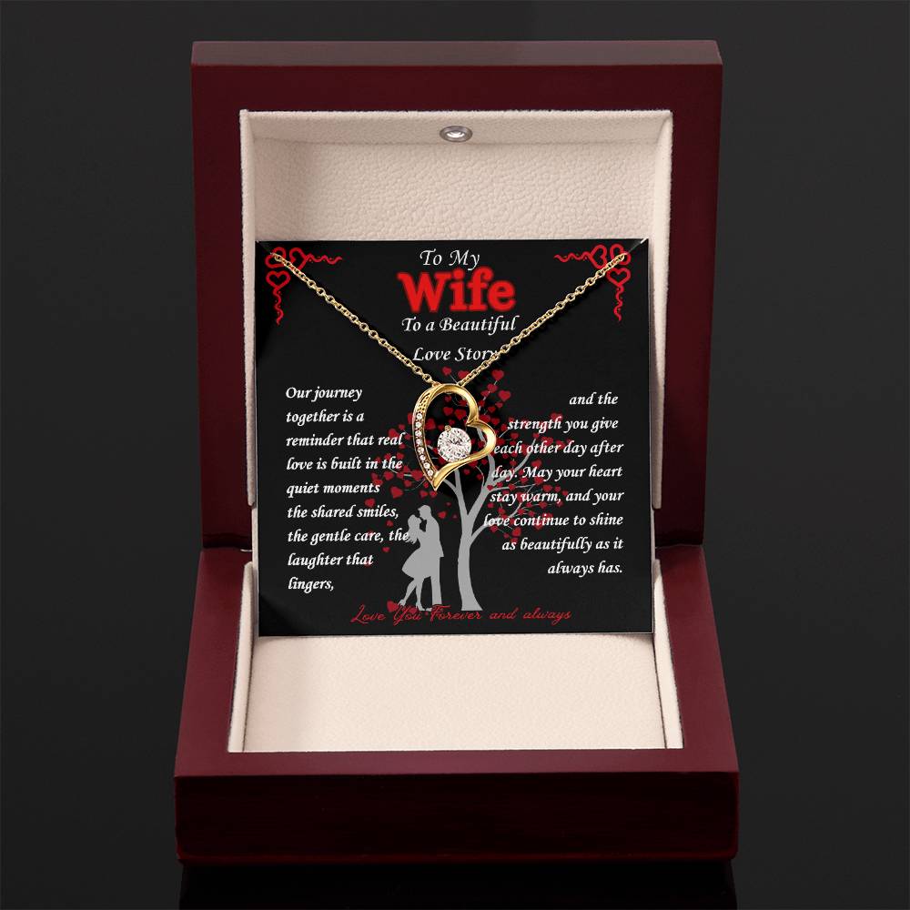 To My Wife- " Our Journey" - Forever Love Necklace