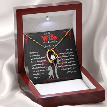 To My Wife- " Our Journey" - Forever Love Necklace