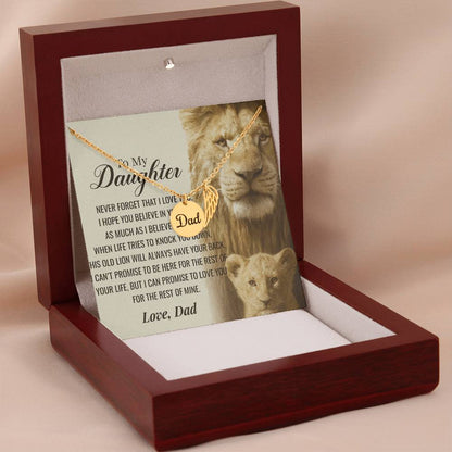 To My Daughter-As Much as I Believe in You-Heartfelt Memorial Necklace