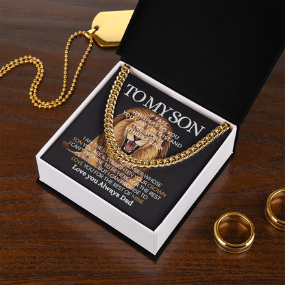 Luxury Cuban Chain Necklace Gift for Him