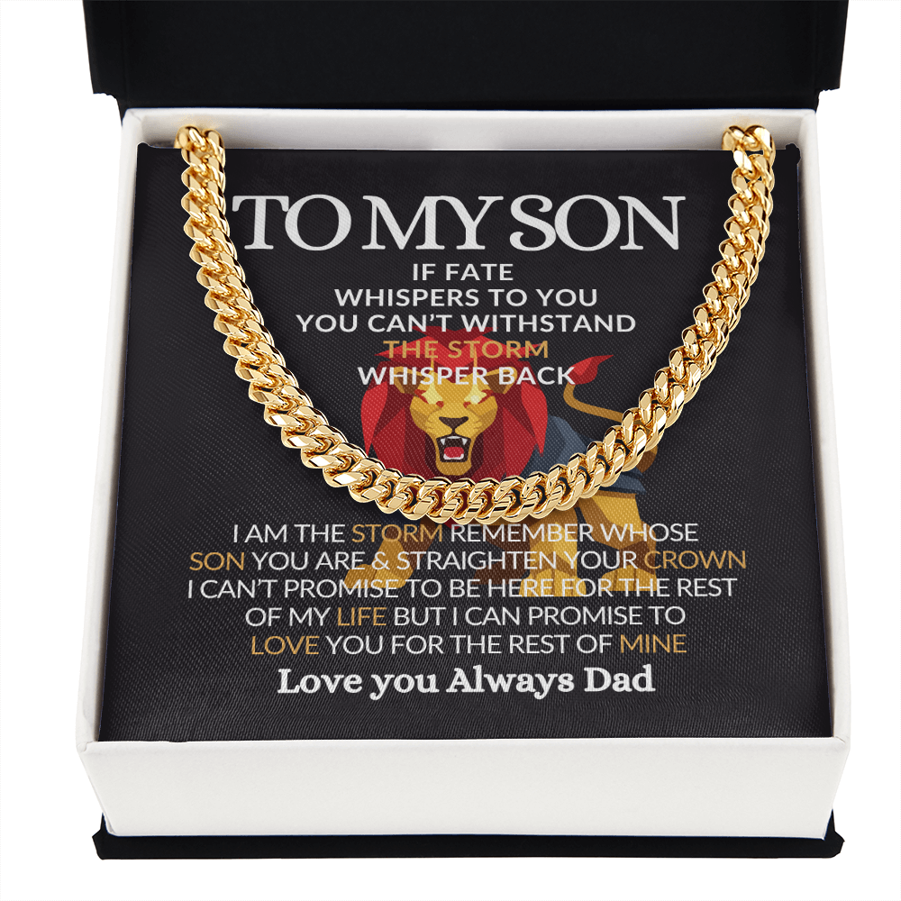To My Son-Meaningful Jewelry Chain for Him
