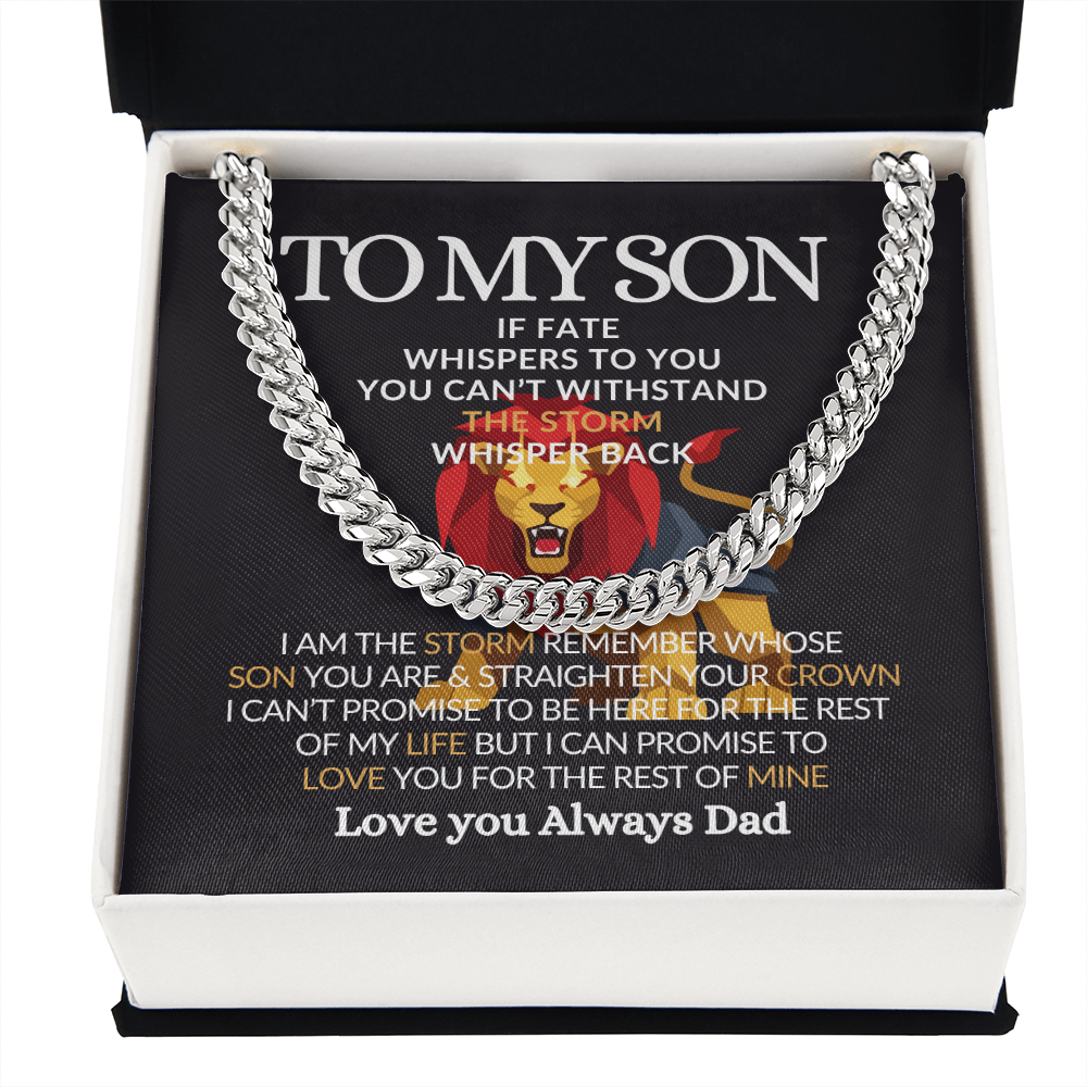 To My Son-Meaningful Jewelry Chain for Him