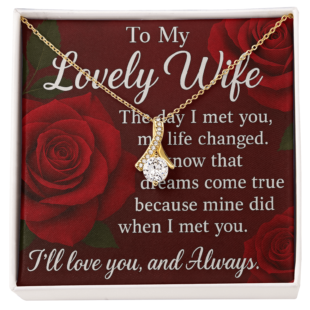 WIFE Edition -Love Story in Every Line – Alluring Beauty Necklace