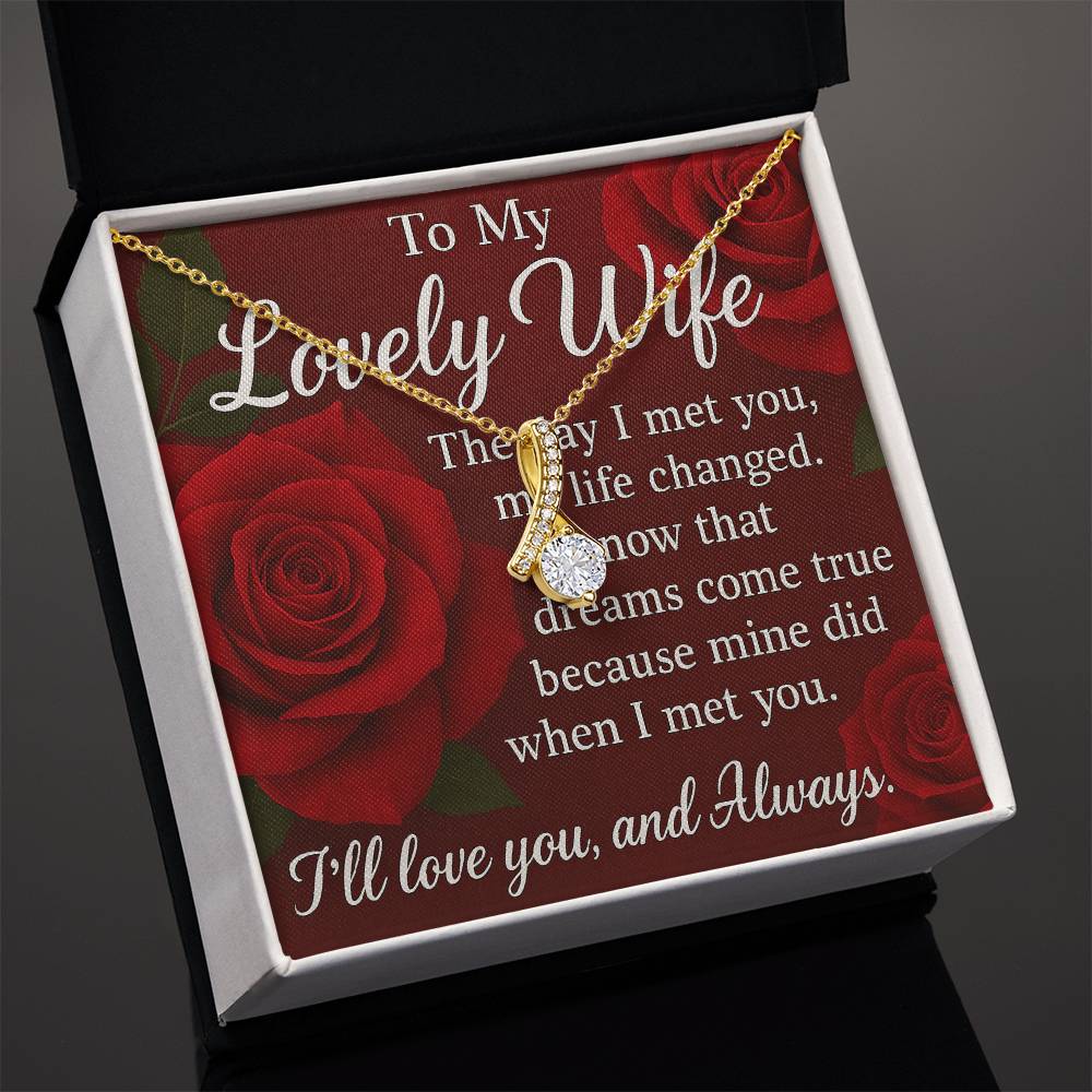 WIFE Edition -Love Story in Every Line – Alluring Beauty Necklace