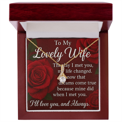 WIFE Edition -Love Story in Every Line – Alluring Beauty Necklace