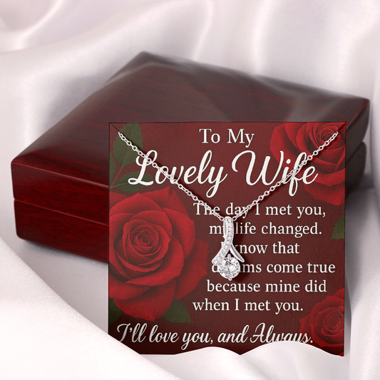 WIFE Edition -Love Story in Every Line – Alluring Beauty Necklace