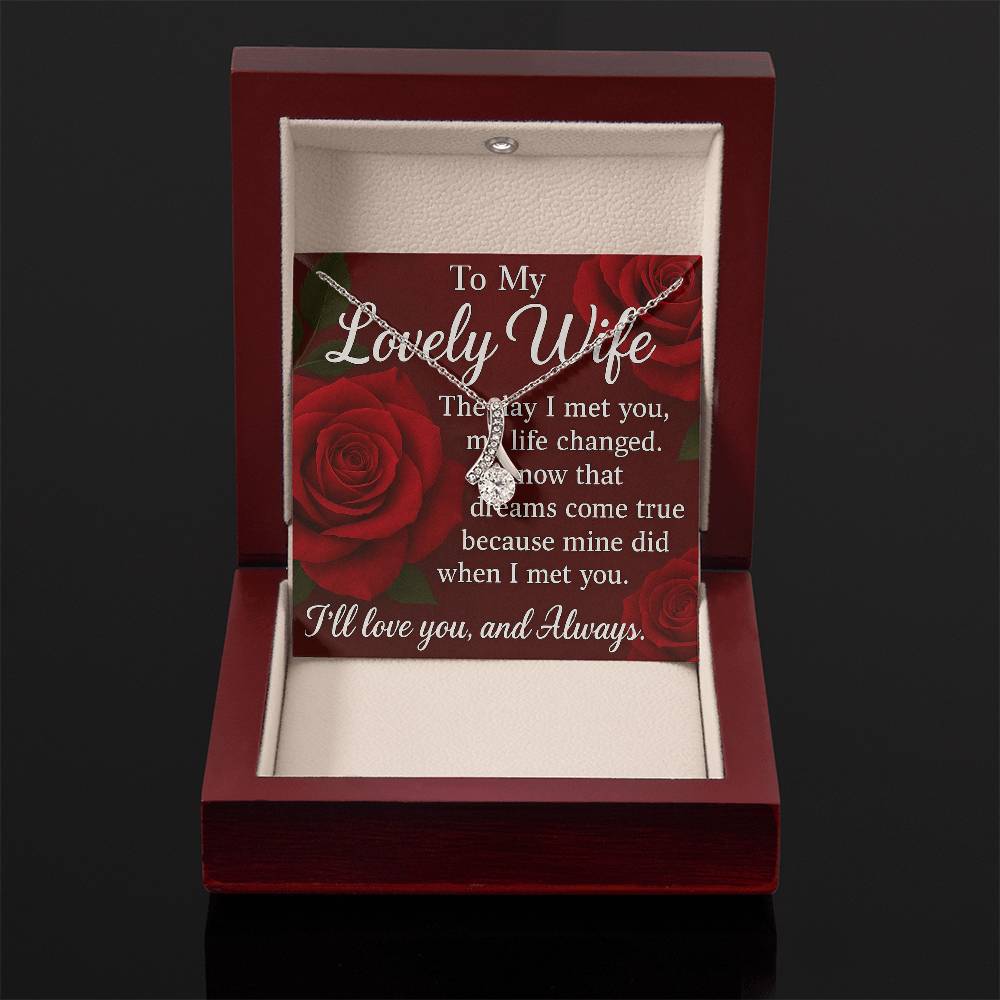 WIFE Edition -Love Story in Every Line – Alluring Beauty Necklace
