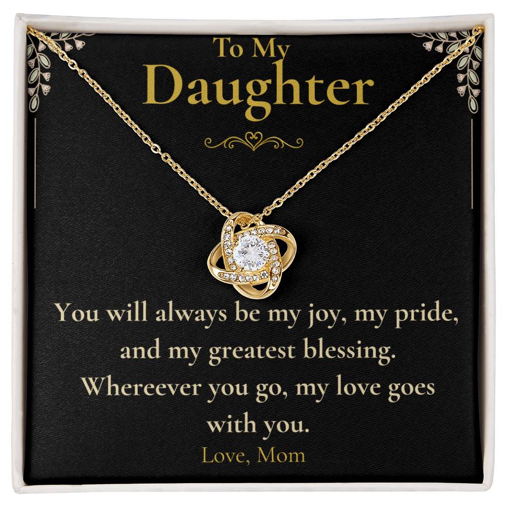 To My Daughter - floral corners