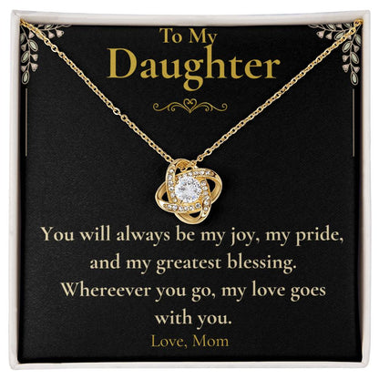 To My Daughter - floral corners