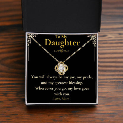 To My Daughter - floral corners