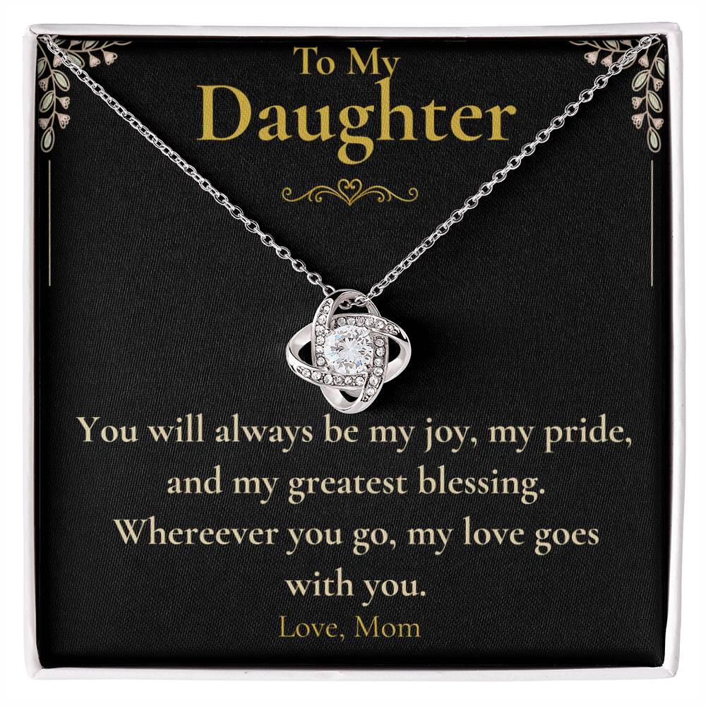 To My Daughter - floral corners