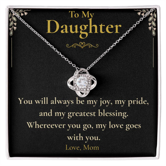 To My Daughter - floral corners