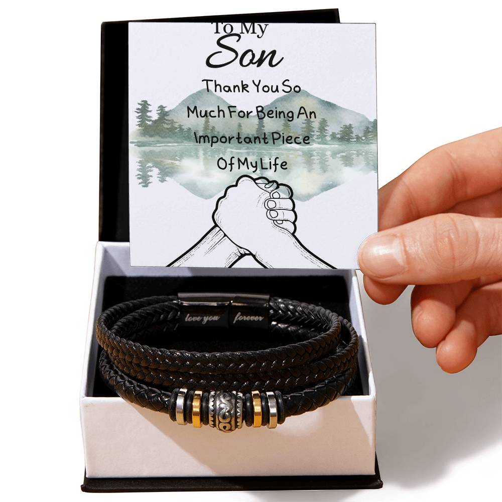 To My Son - " Important Piece" - Bracelet