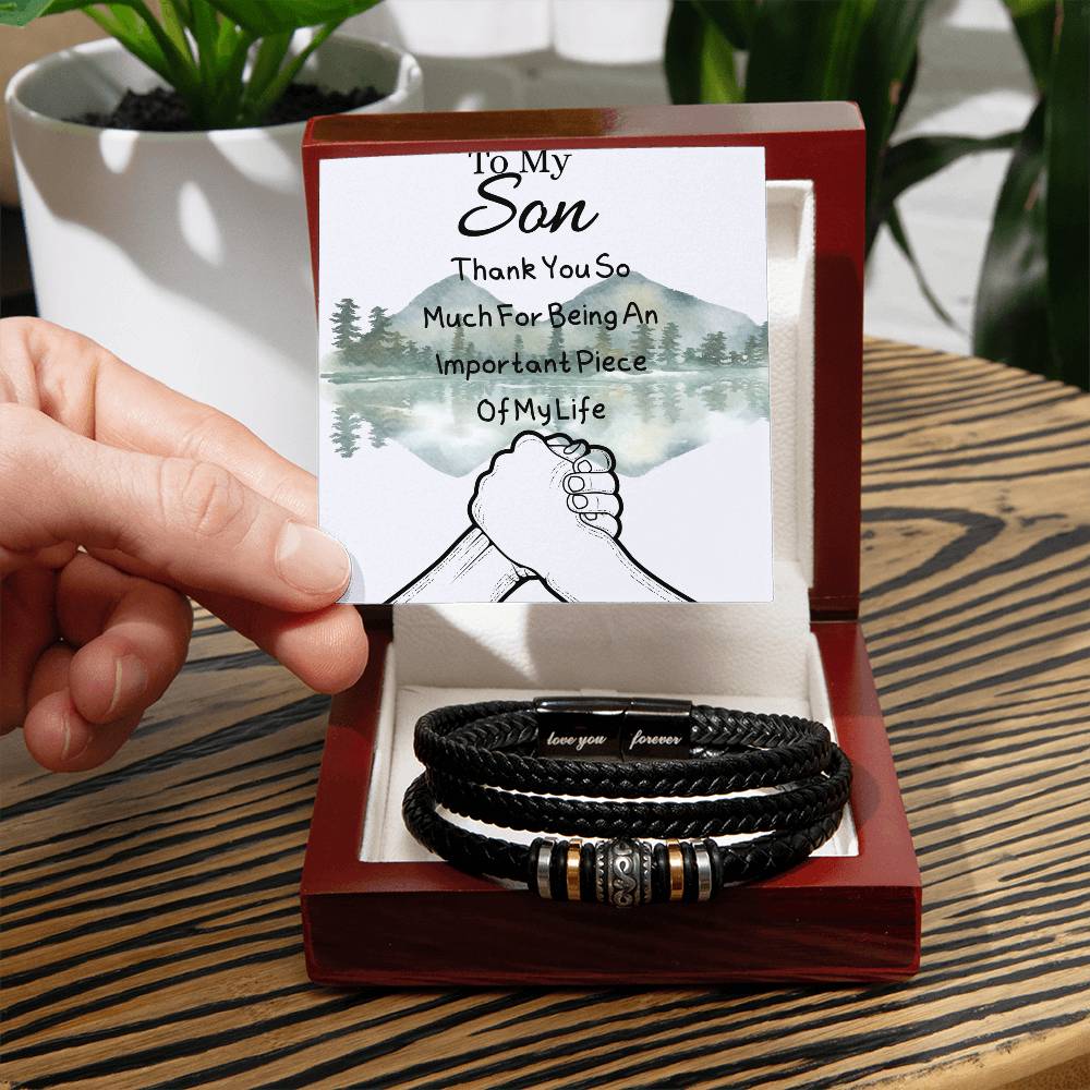 To My Son - " Important Piece" - Bracelet
