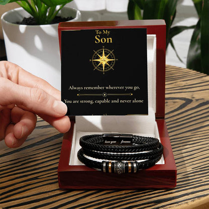 To My Son - "Always Remember" - Bracelets