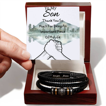To My Son - " Important Piece" - Bracelet