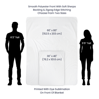 To My Wife-I Want You Today Tomorrow Next-Sherpa Fleece Blanket