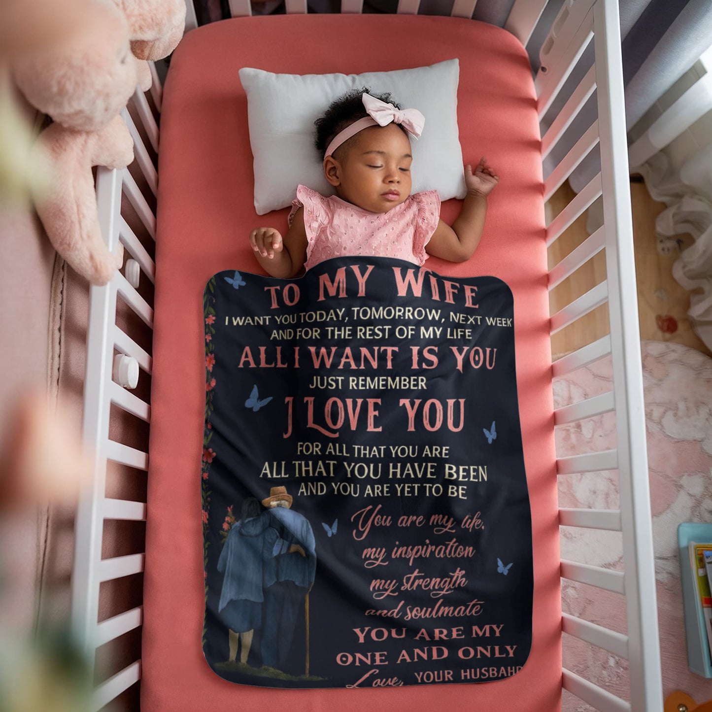 To My Wife- You are My one and Only for all that You are -Sherpa Fleece Blanket Gifting Collection