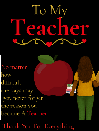 To My Teacher- " Thank You For Everything" - Sherpa Blanket