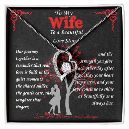 To My Wife- " Our Journey" - Forever Love Necklace