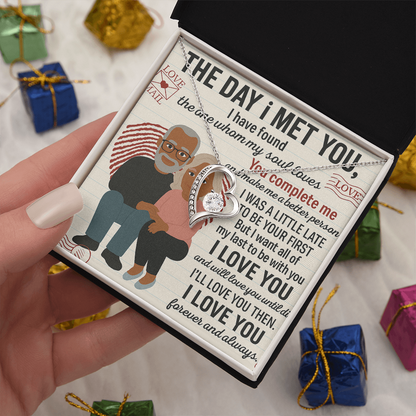 To My Soulmate-To My First -Forever Love Necklace