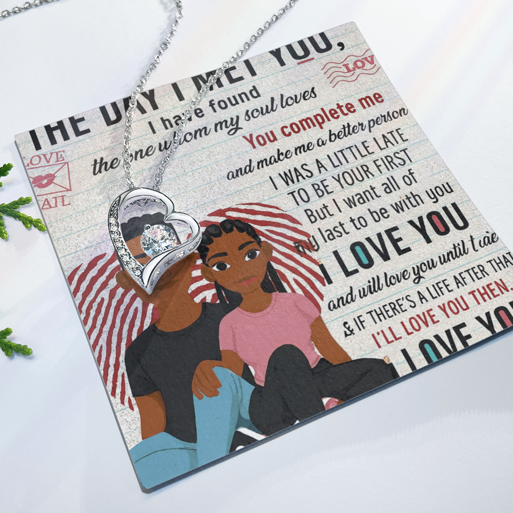 To My Soulmate-THE DAY I MET YOU-Forever Necklace