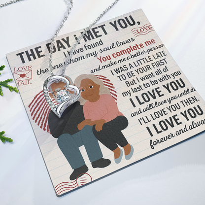 To My Soulmate-To My First -Forever Love Necklace