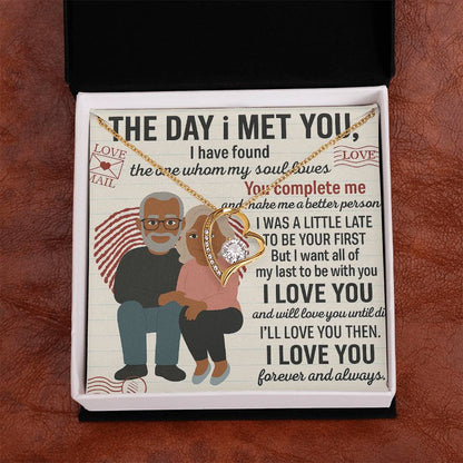 To My Soulmate-To My First -Forever Love Necklace