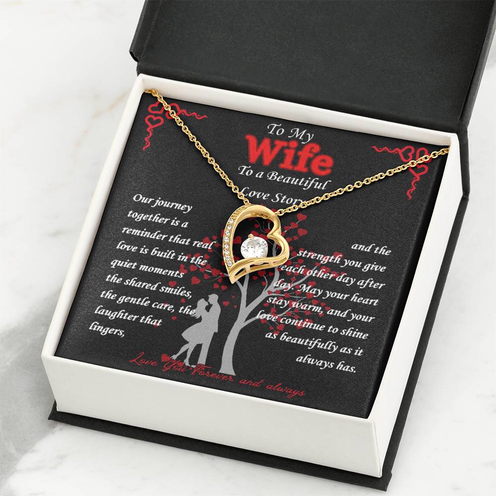 To My Wife- " Our Journey" - Forever Love Necklace
