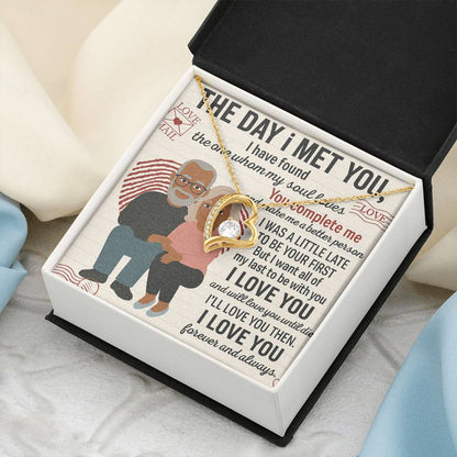 To My Soulmate-To My First -Forever Love Necklace